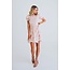 Blush Floral Smocked Ruffle Dress