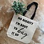 No Diggity Canvas Tote Bag