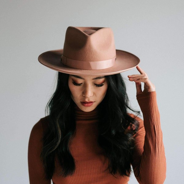  Monroe Dusty Pink- Womens Rancher Hat