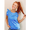 Vada Top- Spotted Blue