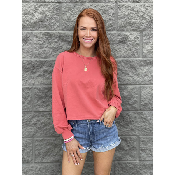  Spiced Coral Sweatshirt