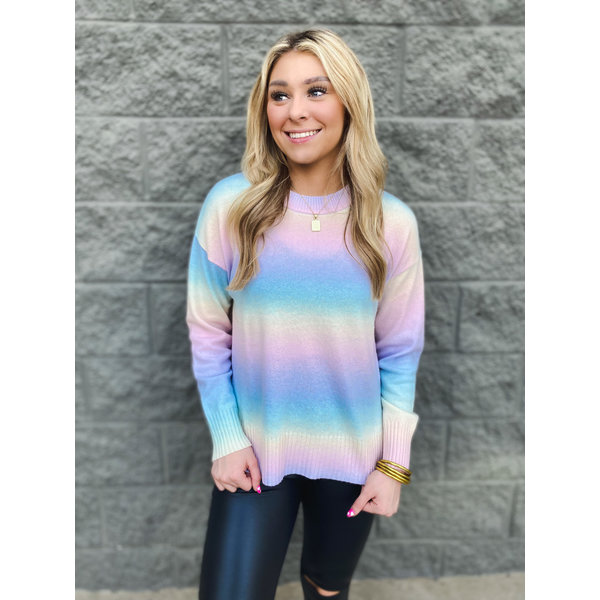  Adeline Sweater - Rainbow