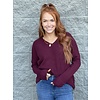 Wine Berry Pullover Sweater
