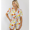 MOSAIC POPLIN ROMPER