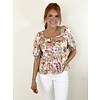 PAISLEY CIRCUS BUTTON FRONT TOP