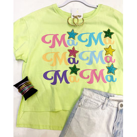  MAMA MULTICOLOR STAR TEE