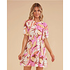 KALI MINI DRESS- PINK/MULTI