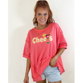  Cheers French Terry Knit Tee