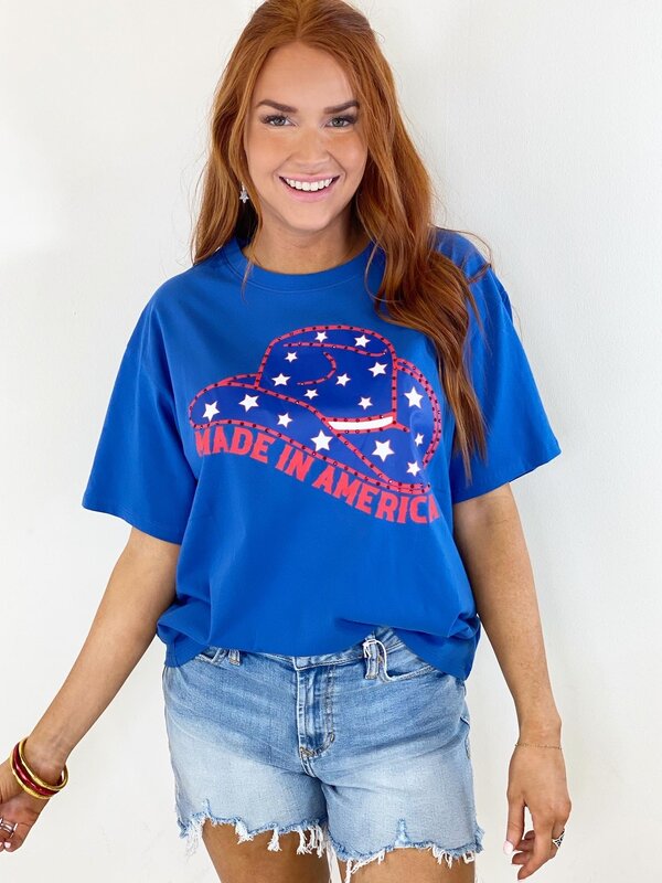 THE RINESTONE MADE IN AMERICA TEE
