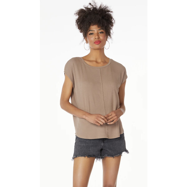  HAZELNUT BOATNECK TOP