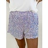 LIGHT PURPLE SPARKLE SHORT