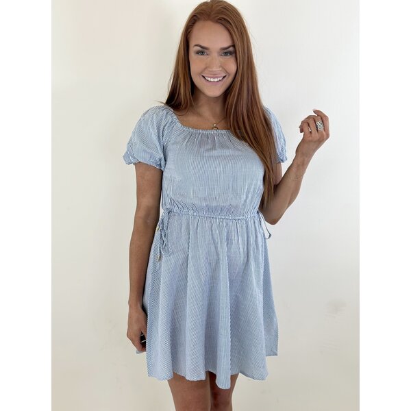  ARIES MINI BLUE/WHITE DRESS