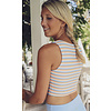 MAXINE CROP TOP - CORNFLOWER BLUE