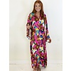 FLORAL DOT KAFTAN DRESS