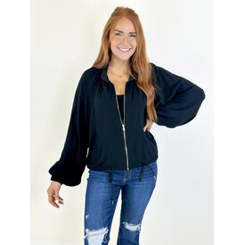  BABY ITS COLD BOMBER - BLACK