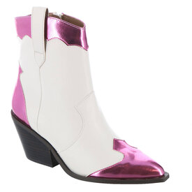  ONE CHANCE-pink/white BOOTIE