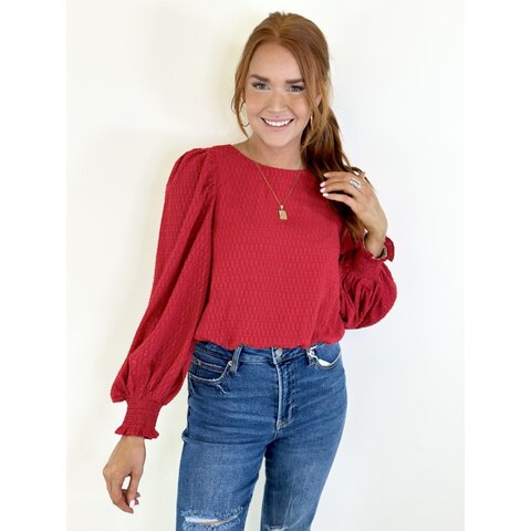 CROPPED TOP - RED