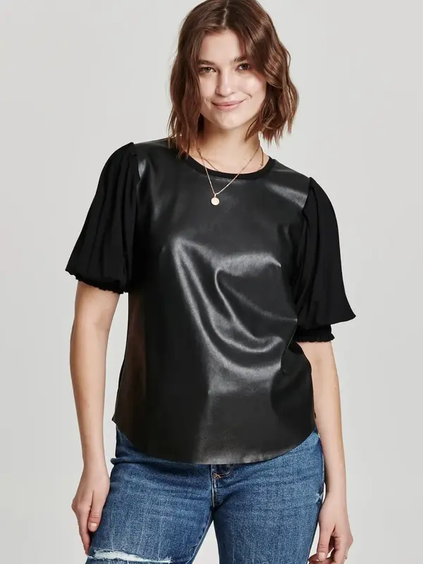 MARLOWE TOP - BLACK