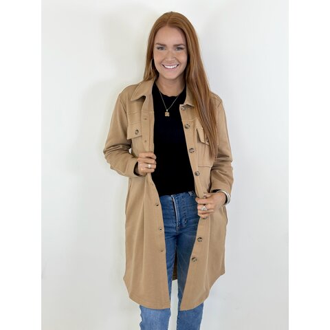 BUTTERCREAM DUSTER SHACKET