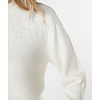 Cream Knit Lace Sweater