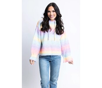 PASTEL RAINBOW SWEATER