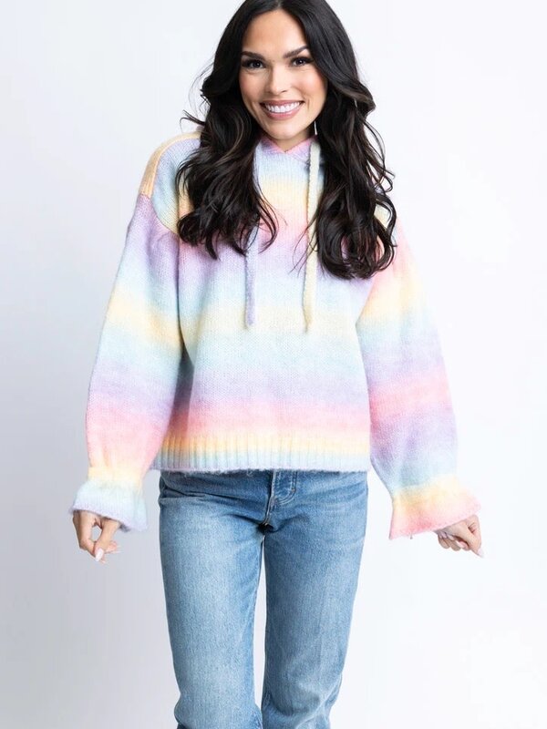 PASTEL RAINBOW SWEATER