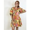 TROPICAL PALM KNOT DRESS