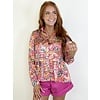 COLORED TRAILS TIERED SHIRT
