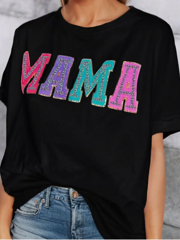 MAMA CHENILLE TEE