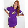 SEQUIN FOOTBALL DRESS