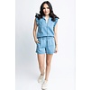 DENIM SHORT SET