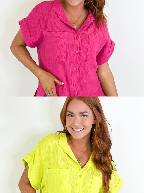 CALI BUTTON TOP