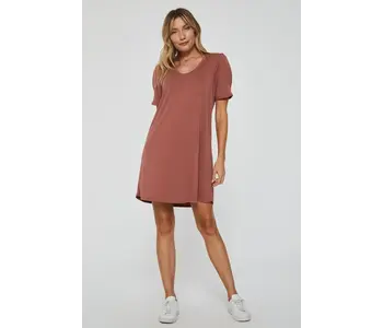 SPENCER DRESS- ADOBE