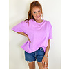 ROUND NECK DROP SHOULDER TEE