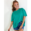 ROUND NECK DROP SHOULDER TEE