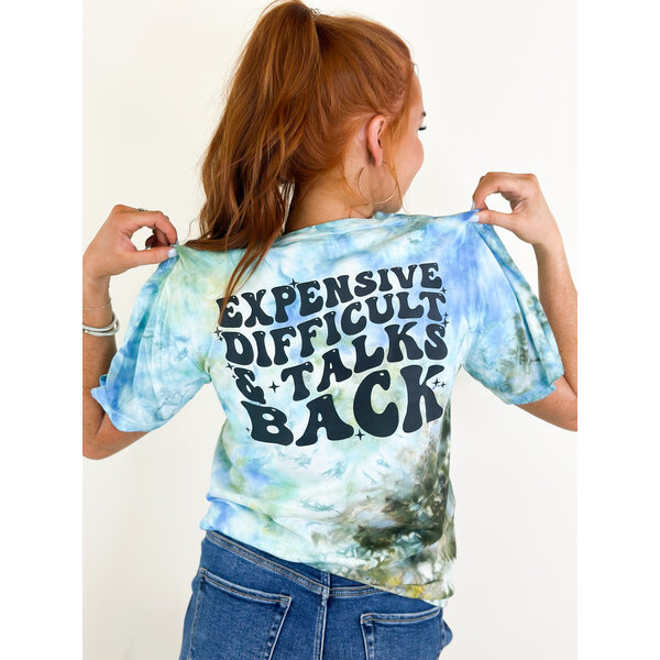  Talks Back Tie Dye Tee