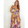 DELPHI DRESS - TRIBAL ORANGE MULTI