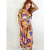 DELPHI DRESS - TRIBAL ORANGE MULTI