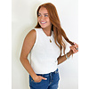 Cream Foli Sweater Top