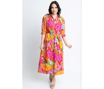 ABSTRACT TROPICAL PALM MAXI
