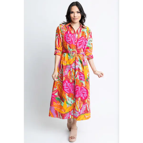  ABSTRACT TROPICAL PALM MAXI