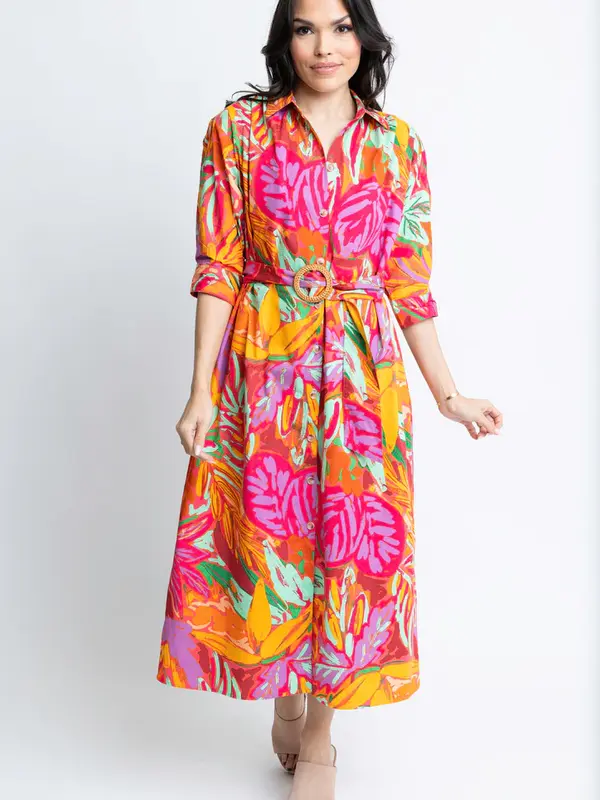 ABSTRACT TROPICAL PALM MAXI