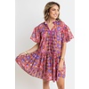 KALEIDOSCOPE EMBRO DRESS