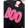 PINK SEQUINS BOO TSHIRT