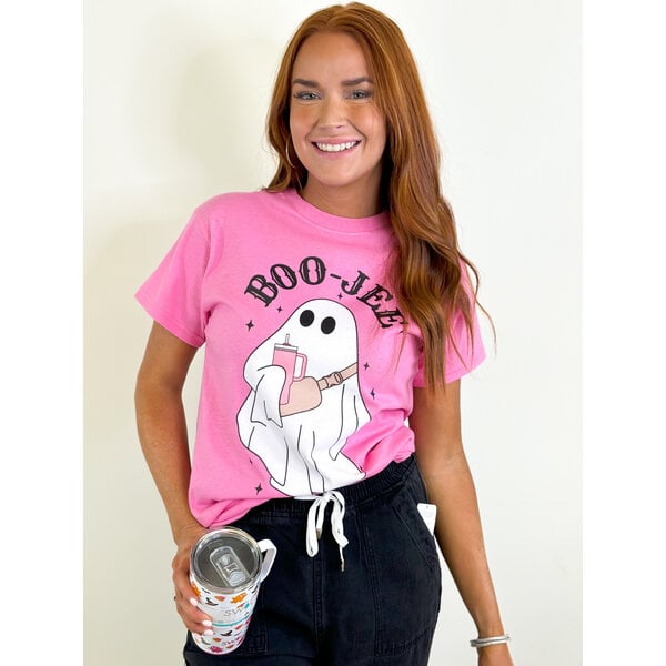  BOU-JEE PINK GRAPHIC TEE