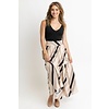 STRIPE TIER MAXI SKIRT
