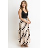 STRIPE TIER MAXI SKIRT