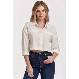  WHITE CROPPED ARIANNA TOP
