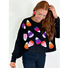 CANDY CORN SWEATERSHIRT