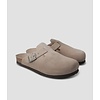 Riva Velour Clog- TAUPE
